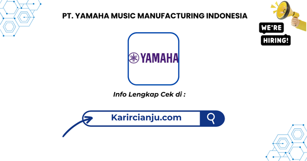 Lowongan Kerja PT Yamaha Music Manufacturing Indonesia Terbaru 2026